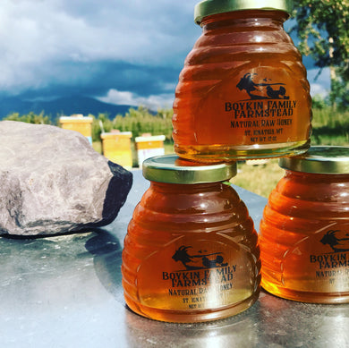 Natural Raw Honey (12oz Skep Jar)