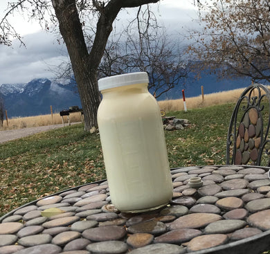 Grass fed whole milk